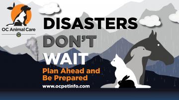 Disasters Don't Wait. Be prepared.