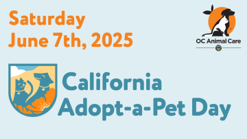 Ca Adopt-a-Pet Day June 2025 Banner