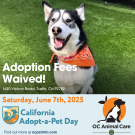 Ca Adopt-a-Pet Day June 2025
