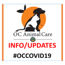 OC Animal Care logo for INFO/UPDATES
