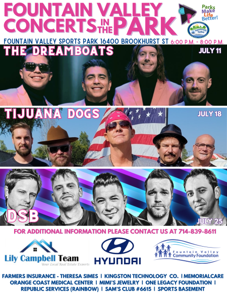 Fountain Valley Concerts in the Park_July 2024