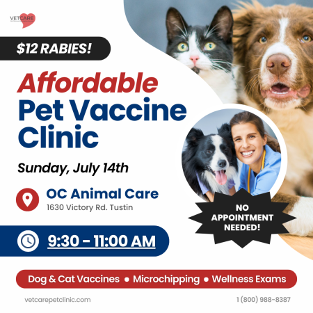 Vet Care Pet Vaccine Clinic_7.14.24