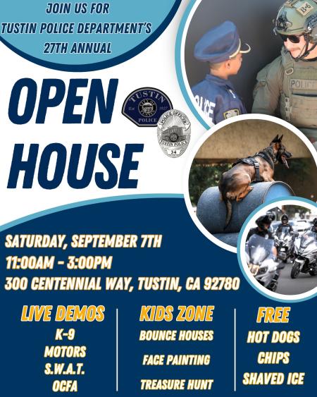 27th Annual Tustin PD Open House 9.7.24