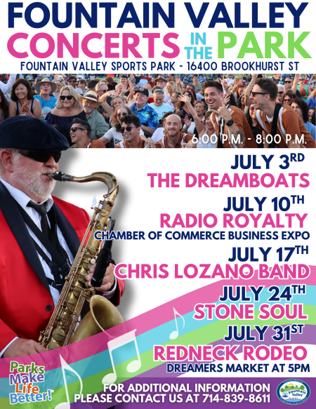 Fountain Valley Concerts in the Park Series 2025