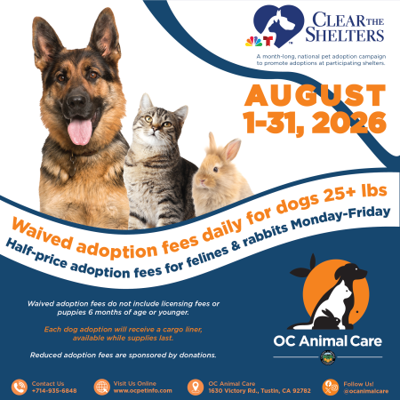 Clear the Shelters 2026